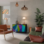 COLD SHOWCASE 2-Door Sideboard in Black Finish