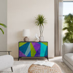 COLD SHOWCASE 2-Door Sideboard in Black Finish