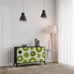 GREEN RHAPSODY Sideboard mit 2 Türen in Schwarz