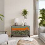 SIMPLE SOLUTIONS Sideboard mit 2 Türen in Schwarz