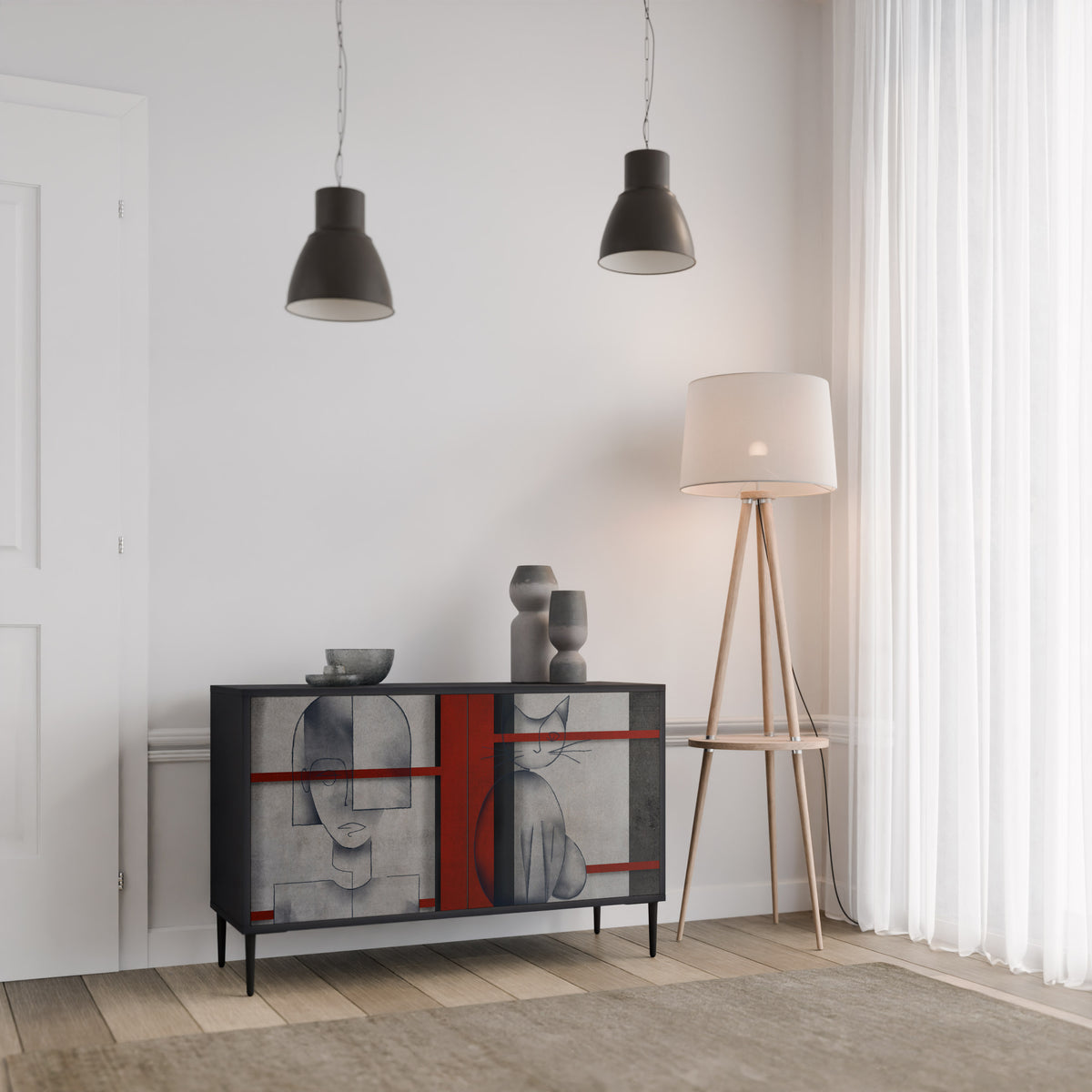 GRAY FIGURES 2-türiges Sideboard