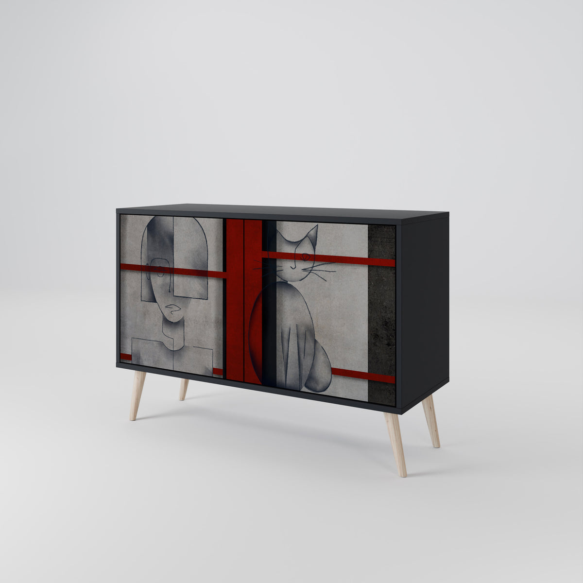 GRAY FIGURES 2-türiges Sideboard