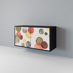 FLEETING HAPPINESS Sideboard mit 2 Türen in Schwarz