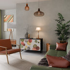 FLEETING HAPPINESS Sideboard mit 2 Türen in Schwarz