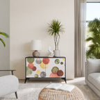 FLEETING HAPPINESS Sideboard mit 2 Türen in Schwarz