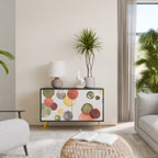 FLEETING HAPPINESS Sideboard mit 2 Türen in Schwarz