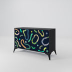 CONTRAST DANCE Sideboard mit 2 Türen in Schwarz