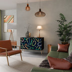 CONTRAST DANCE Sideboard mit 2 Türen in Schwarz