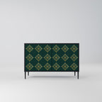 ROYAL MEDALLION Sideboard mit 2 Türen in Schwarz