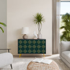 ROYAL MEDALLION Sideboard mit 2 Türen in Schwarz