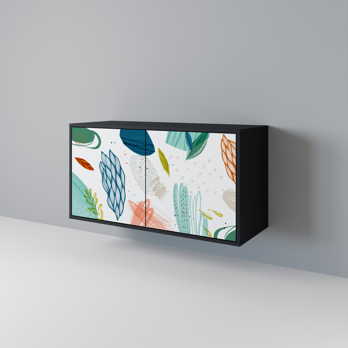 BOTANICAL HURRICANE 2-türiges Sideboard