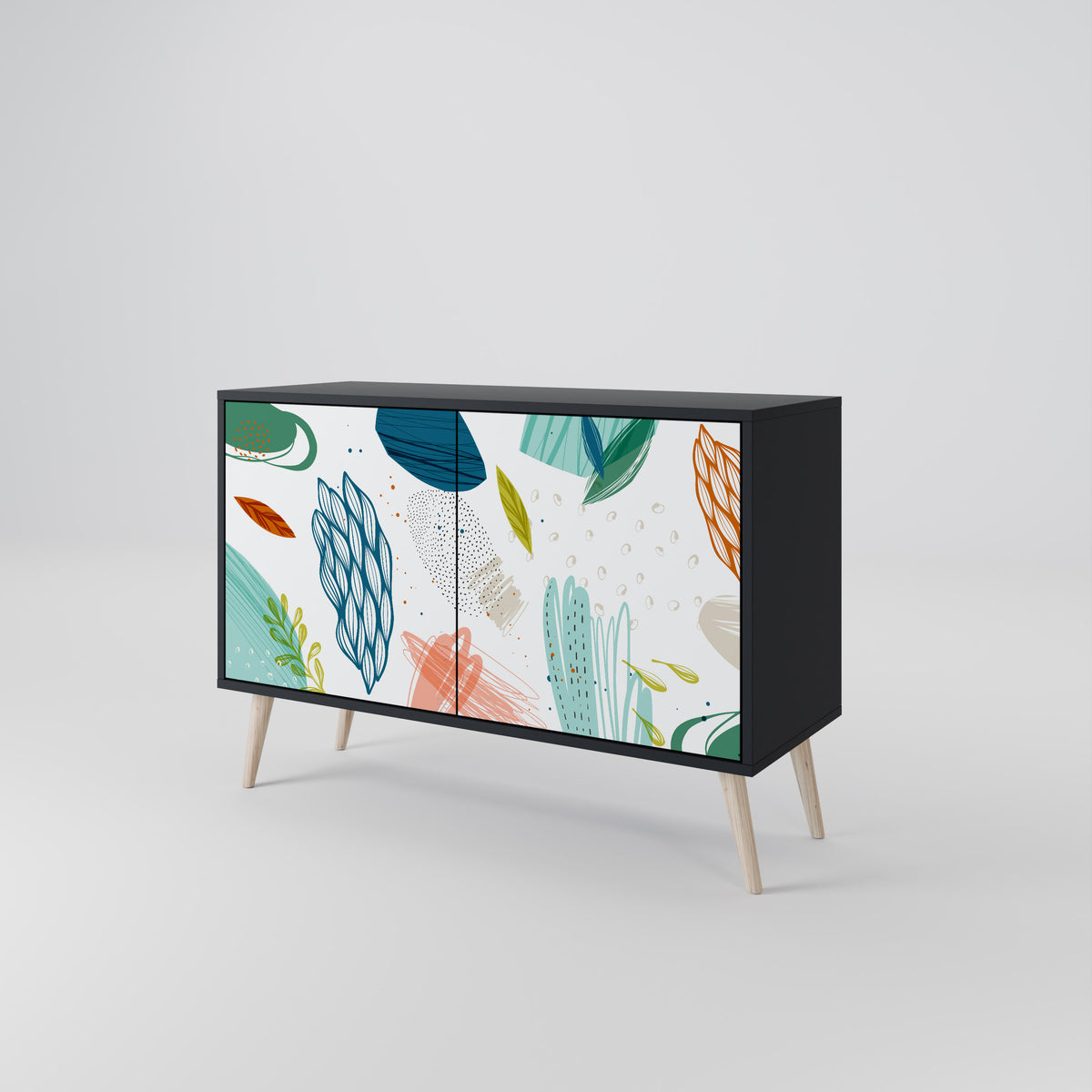 BOTANICAL HURRICANE 2-türiges Sideboard