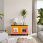 TEARS IN HEAVEN Sideboard mit 2 Türen in Schwarz