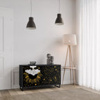 STELLAR CONSTELLATIONS Sideboard mit 2 Türen in Schwarz