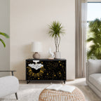 STELLAR CONSTELLATIONS Sideboard mit 2 Türen in Schwarz