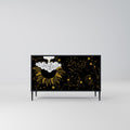 STELLAR CONSTELLATIONS Sideboard mit 2 Türen in Schwarz