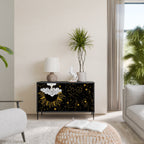 STELLAR CONSTELLATIONS Sideboard mit 2 Türen in Schwarz