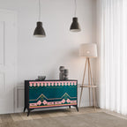 ROYAL COMPOSITION Sideboard mit 2 Türen in Schwarz