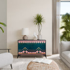 ROYAL COMPOSITION Sideboard mit 2 Türen in Schwarz