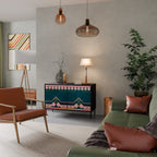 ROYAL COMPOSITION Sideboard mit 2 Türen in Schwarz