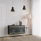 ROYAL ORDINARINESS Sideboard mit 2 Türen in Schwarz