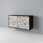 PIECES OF TOMORROW Sideboard mit 2 Türen in Schwarz