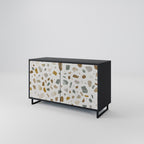 PIECES OF TOMORROW Sideboard mit 2 Türen in Schwarz