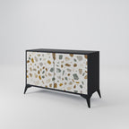 PIECES OF TOMORROW Sideboard mit 2 Türen in Schwarz
