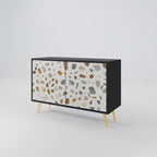 PIECES OF TOMORROW Sideboard mit 2 Türen in Schwarz