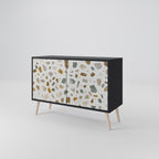 PIECES OF TOMORROW Sideboard mit 2 Türen in Schwarz