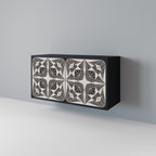 MONOCHROME NEXUS Sideboard mit 2 Türen in Schwarz