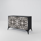 MONOCHROME NEXUS Sideboard mit 2 Türen in Schwarz