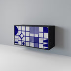 THE RIGHT PLACES Sideboard mit 2 Türen in Schwarz