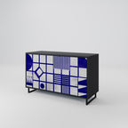 THE RIGHT PLACES Sideboard mit 2 Türen in Schwarz