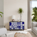 THE RIGHT PLACES Sideboard mit 2 Türen in Schwarz