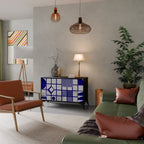 THE RIGHT PLACES Sideboard mit 2 Türen in Schwarz