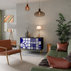 THE RIGHT PLACES Sideboard mit 2 Türen in Schwarz