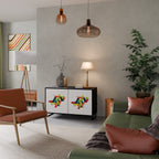 FUTURE SIGN Sideboard mit 2 Türen in Schwarz