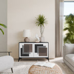 SHADOW SYNCHRONY Sideboard mit 2 Türen in Schwarz