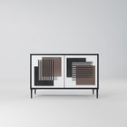 SHADOW SYNCHRONY Sideboard mit 2 Türen in Schwarz