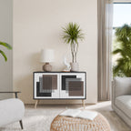 SHADOW SYNCHRONY Sideboard mit 2 Türen in Schwarz