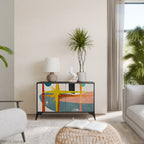 INTERSTELLAR VIBES Sideboard mit 2 Türen in Schwarz