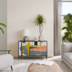 INTERSTELLAR VIBES Sideboard mit 2 Türen in Schwarz