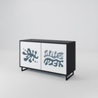 WONDERLAND VEGETATION Sideboard mit 2 Türen in Schwarz