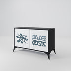 WONDERLAND VEGETATION Sideboard mit 2 Türen in Schwarz