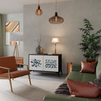 WONDERLAND VEGETATION Sideboard mit 2 Türen in Schwarz