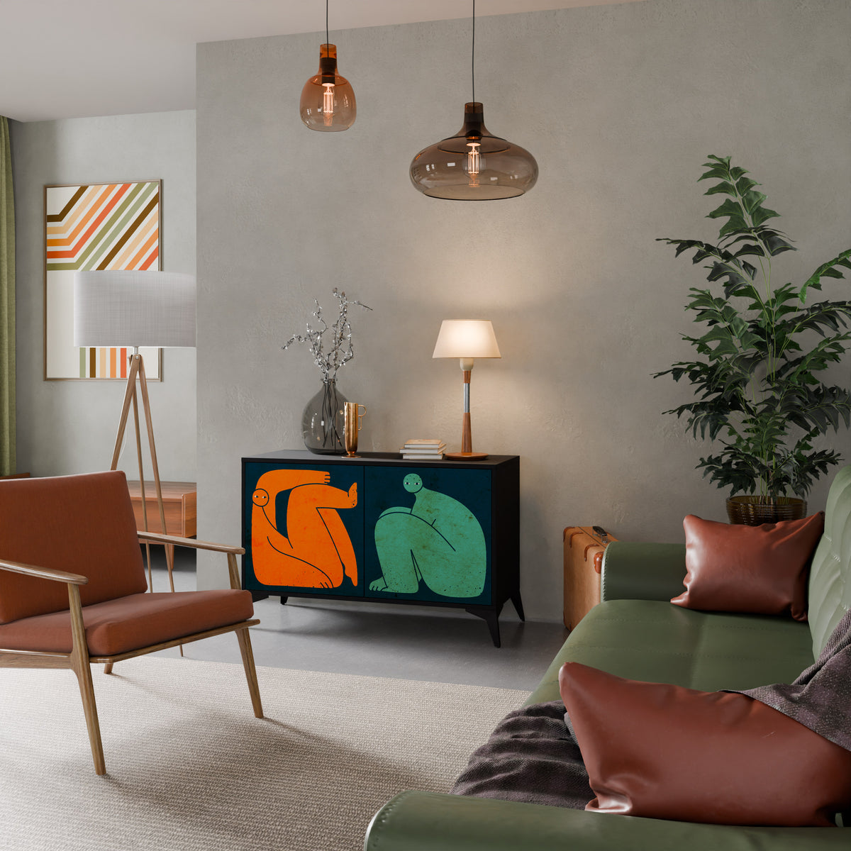 TOGETHER BUT SEPARATELY 2-türiges Sideboard