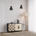 SEE MORE Sideboard mit 2 Türen in Schwarz