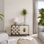 SEE MORE Sideboard mit 2 Türen in Schwarz