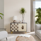 SEE MORE Sideboard mit 2 Türen in Schwarz